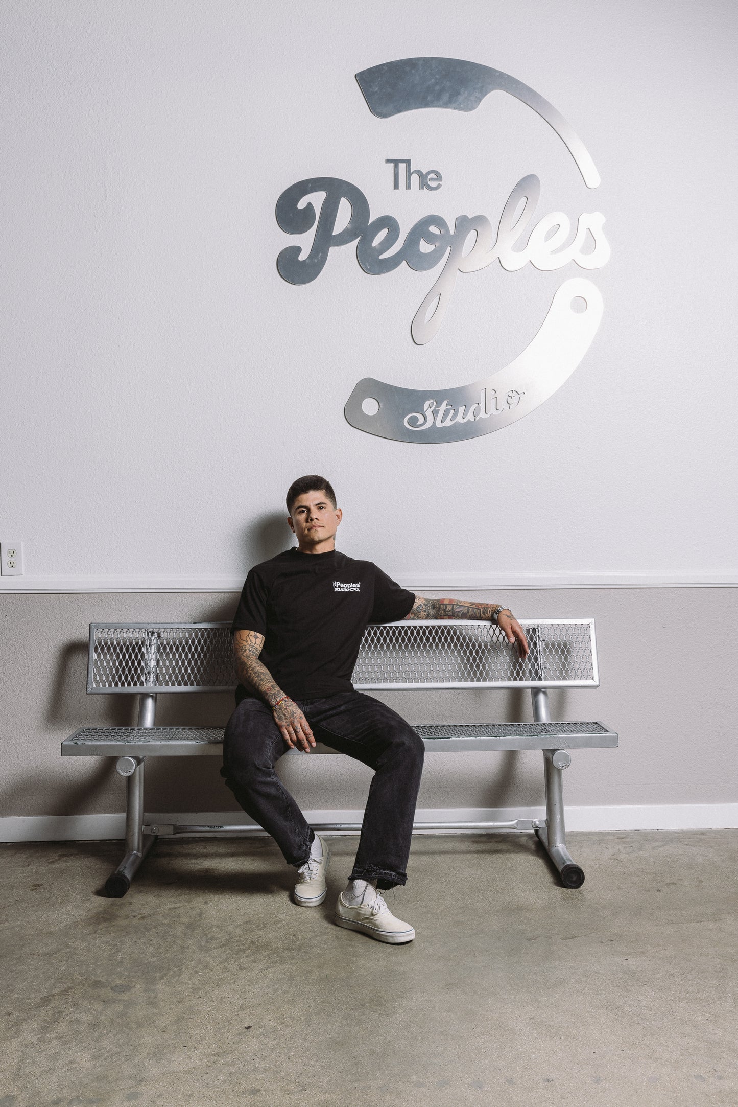 The Peoples Studio Black Tee