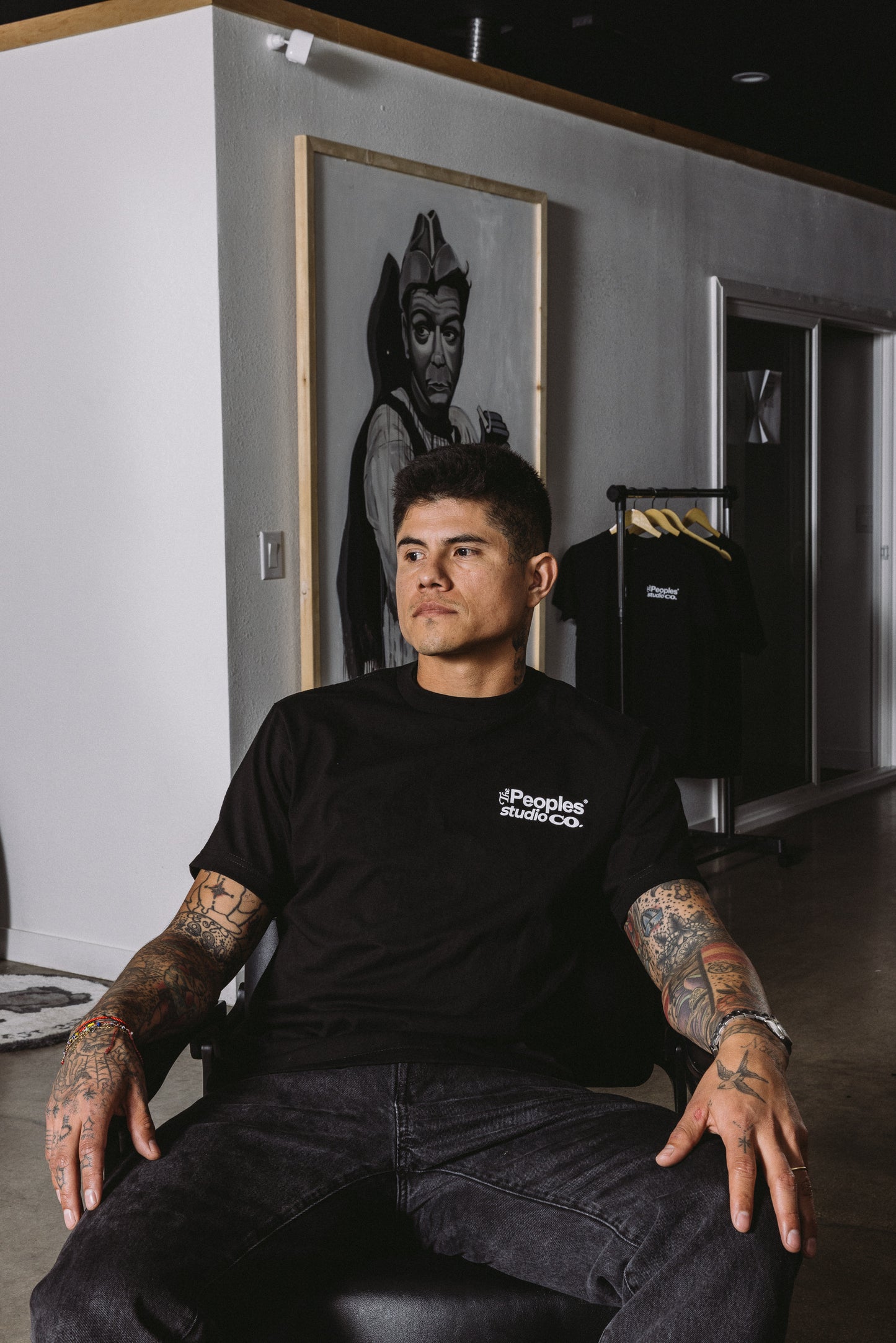 The Peoples Studio Black Tee